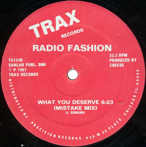 lataa albumi Radio Fashion - What You Deserve