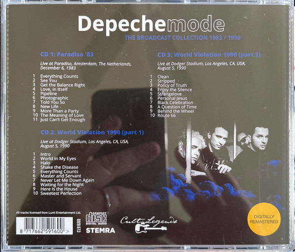 Depeche Mode – The Broadcast Collection 1983 / 1990 (2023, CD) - Discogs