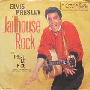 Elvis Presley - Jailhouse Rock / Treat Me Nice album cover