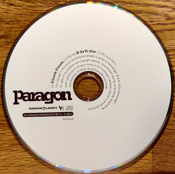 last ned album Paragon - Försök Förstå