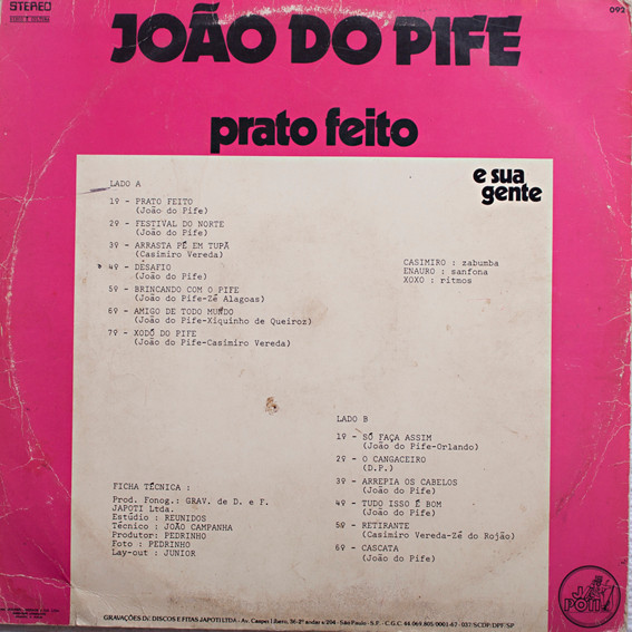 baixar álbum João Do Pife E Sua Gente - Prato Feito