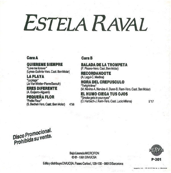 baixar álbum Estela Raval - La Historia De Sus Exitos