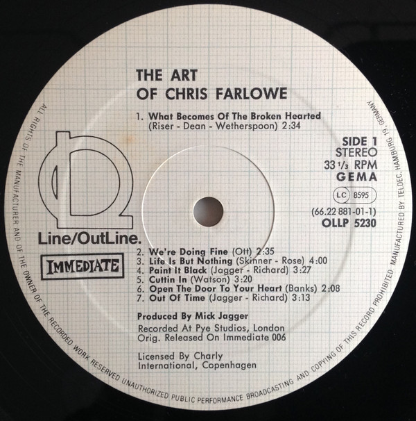 télécharger l'album Chris Farlowe - The Art Of Chris Farlowe