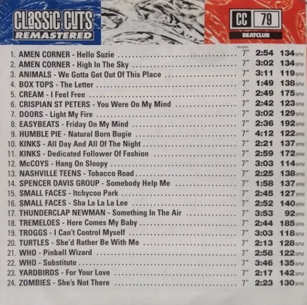 last ned album Various - Classic Cuts Remastered 79 Beatclub