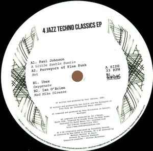 Various - 4 Jazz Techno Classics album cover