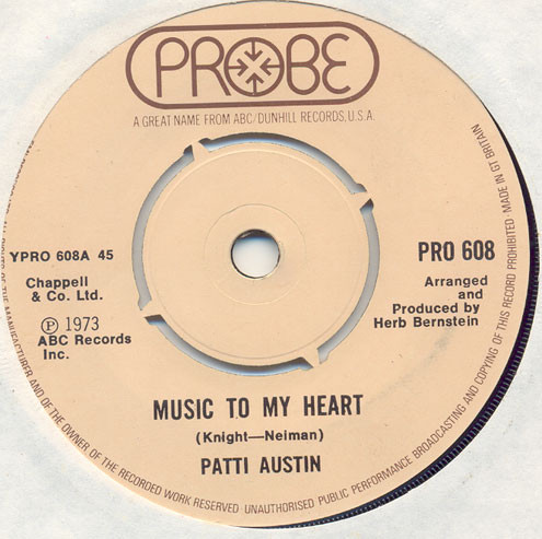 Patti Austin – Music To My Heart / Love 'Em And Leave 'Em Kind Of 