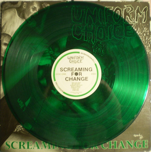 Uniform Choice – Screaming For Change (1986, Vinyl) - Discogs