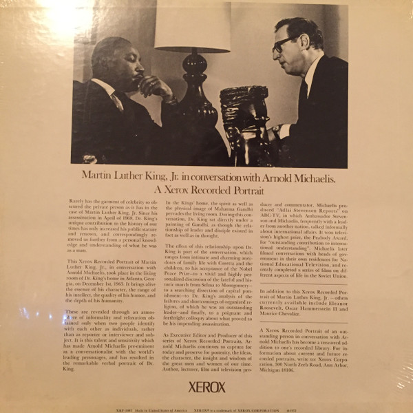 baixar álbum Martin Luther King, Jr In Conversation With Arnold Michaelis - A Xerox Recorded Portrait