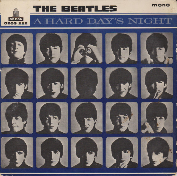 The Beatles – A Hard Day's Night (1964, Dark Blue Cover, Vinyl 