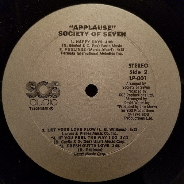 last ned album Society Of Seven - Applause