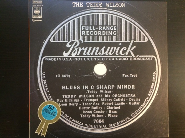 Teddy Wilson – Blues In C Sharp Minor (1971, Gatefold, Vinyl 