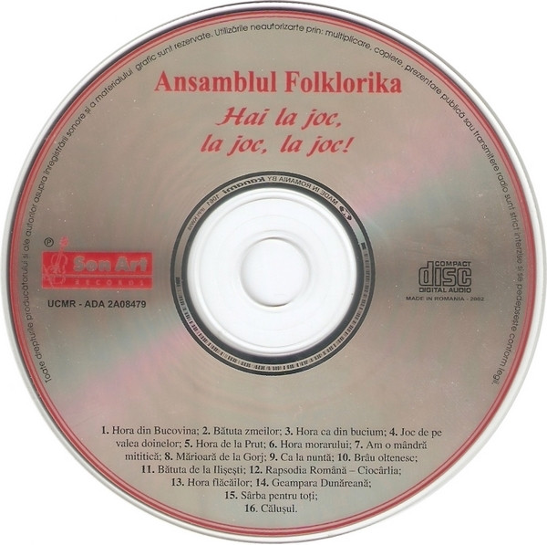 last ned album Ansamblul Folklorika Dirijor Adrian Petrescu - Hai La Joc La Joc La Joc