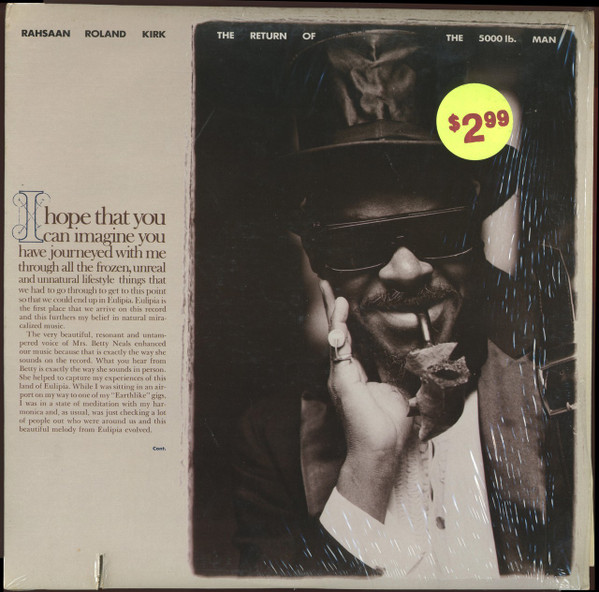 Rahsaan Roland Kirk – The Return Of The 5000 Lb. Man (1976, Vinyl