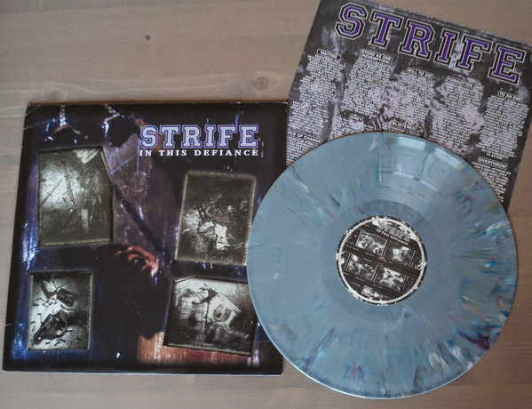 Strife – In This Defiance (1997, Grey Splatter, Vinyl) - Discogs