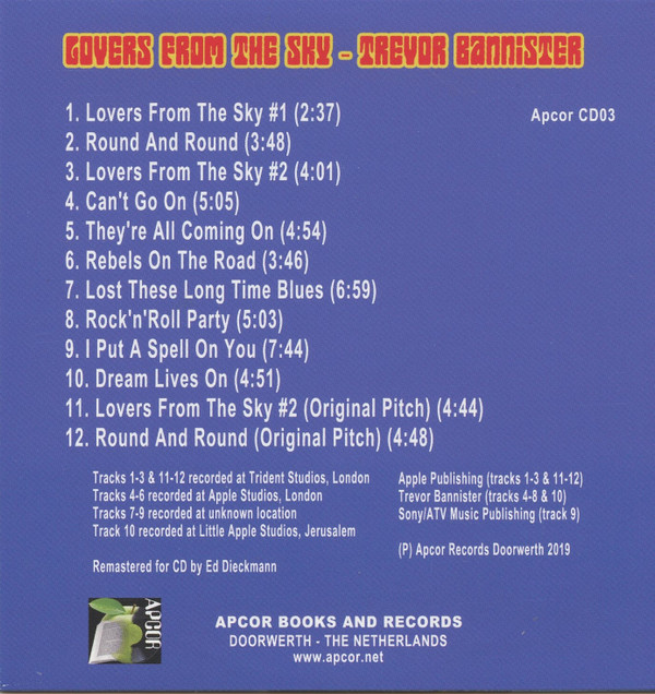 baixar álbum Trevor Bannister - Lovers From The Sky BOOKCD Combo