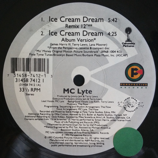 MC Lyte - Ice Cream Dream | Releases | Discogs
