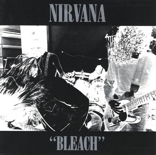 Nirvana – Bleach (1989, Red, Red Sleeve / Silver Text, Vinyl 