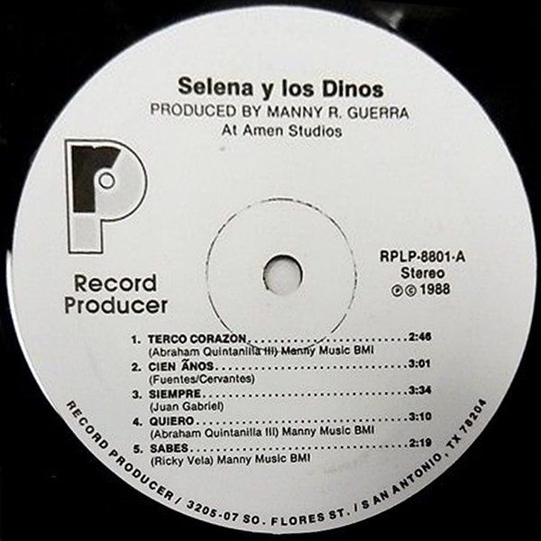 Selena Y Los Dinos – Preciosa (1988, Vinyl) - Discogs