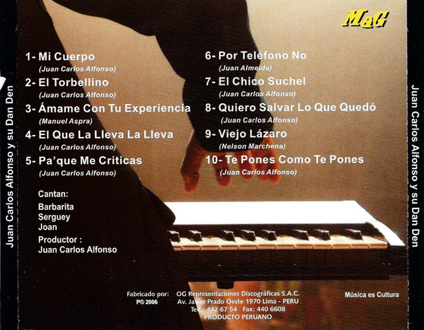 ladda ner album Juan Carlos Alfonso Y Su Dan Den - Ni De Metal Ni De Madera