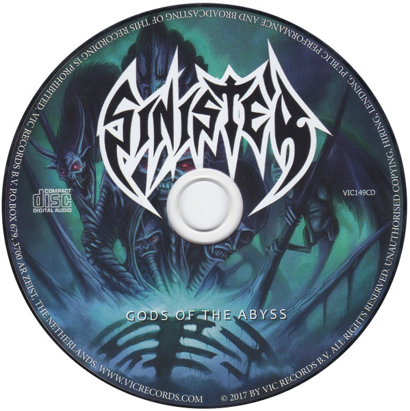 Sinister – Gods Of The Abyss (2017, CD) - Discogs