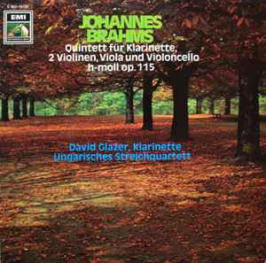 Johannes Brahms - Quintett Für Klarinette Und Streichquartett In H-Moll, Op.115 album cover
