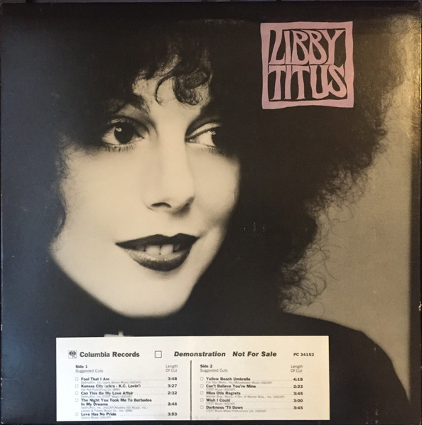 Libby Titus – Libby Titus (1993, CD) - Discogs