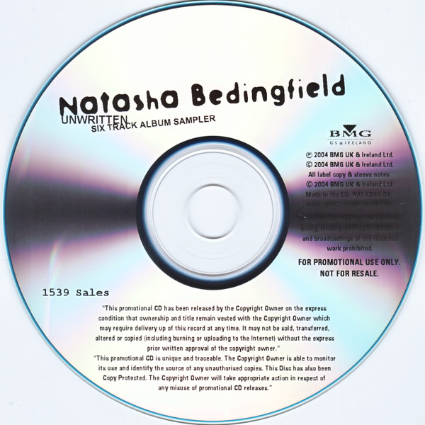 ladda ner album Natasha Bedingfield - Unwritten Six Track Album Sampler