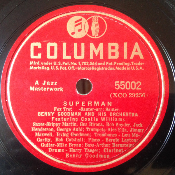 Benny Goodman And His Orchestra – Superman / More Than You Know 