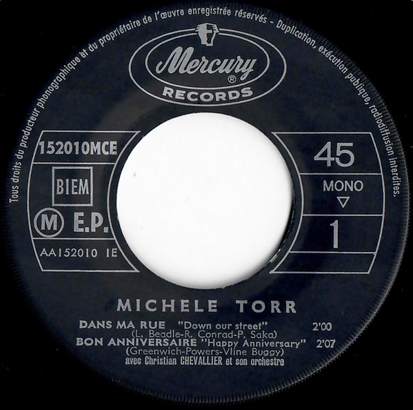 télécharger l'album Michele Torr - Dans Ma Rue