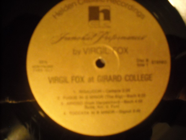 lataa albumi Virgil Fox - Virgil Fox On The Chapel Organ At Girard College