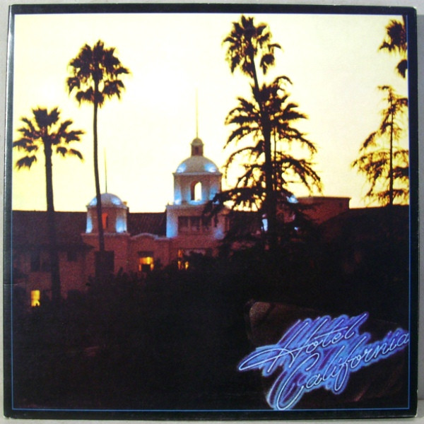 Eagles - Hotel California Framed Signature Gold LP Record Display