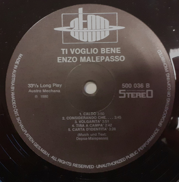 Ti Voglio Bene - 14 Inesquecíveis Sucessos Da Música Romântica Italiana  (1977, Vinyl) - Discogs