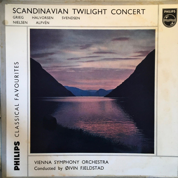last ned album Grieg, Halvorsen, Svendsen, Nielsen, Alfvén, Vienna Symphony Orchestra, Øivin Fjeldstad - Scandinavian Twilight Concert