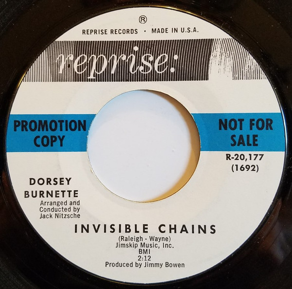 descargar álbum Dorsey Burnette - Invisible Chains
