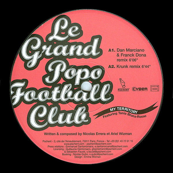 last ned album Le Grand Popo Football Club Featuring Tania BrunaRosso - My Territory