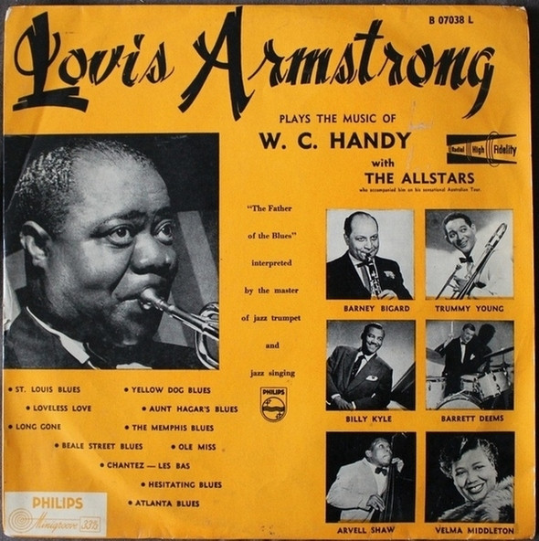 télécharger l'album Louis Armstrong - Plays The Music Of WC Handy