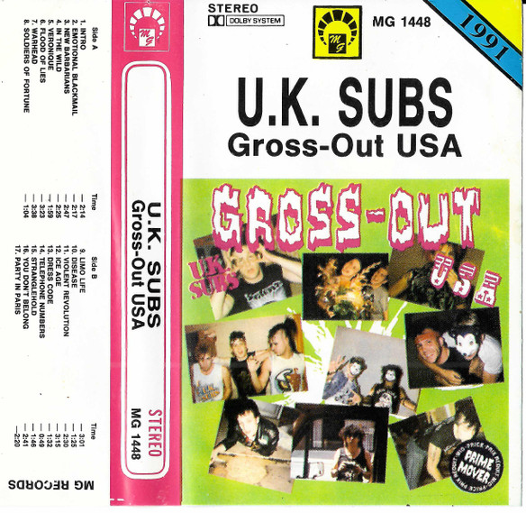 U.K. SUBS / GROSS OUT USA 日本盤 LP-