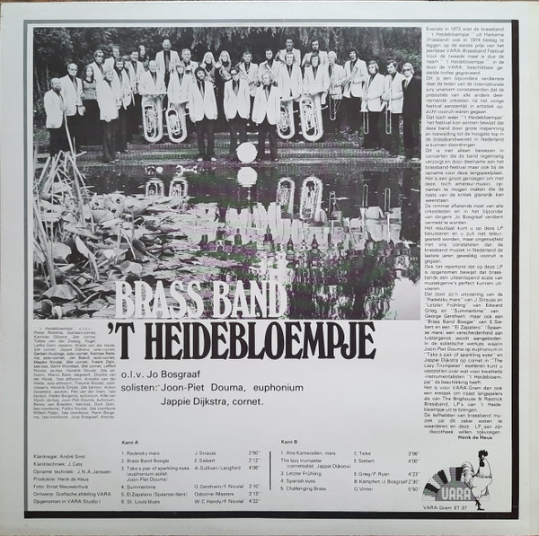 ladda ner album Brassband 'T Heidebloempje - Brassband T Heidebloempje