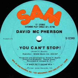 David Mc Pherson* - You Can't Stop!