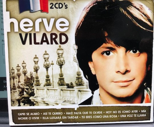 HERVE VILARD Exitos Espanol IMPORT Mercury 1981 LP EX/EX Yellowing