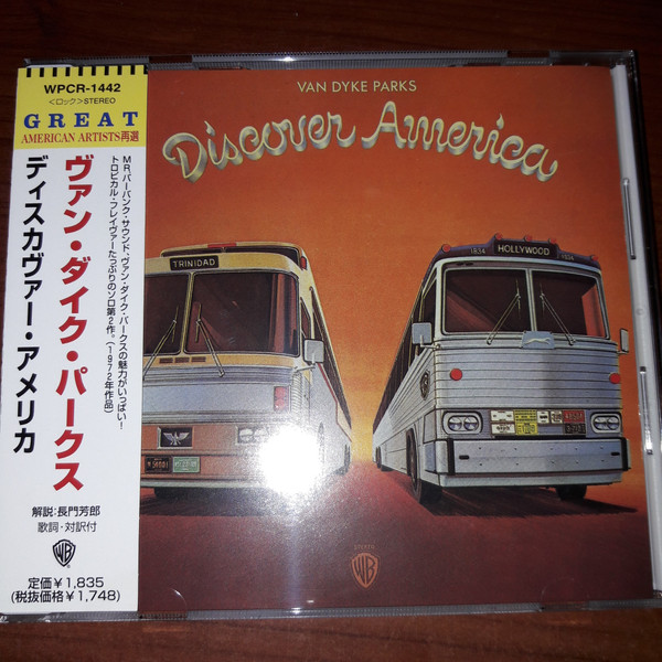 Van Dyke Parks – Discover America (1997, CD) - Discogs