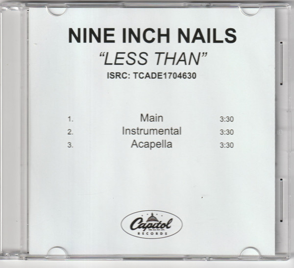 Nine Inch Nails – Less Than (2017, CDr) - Discogs