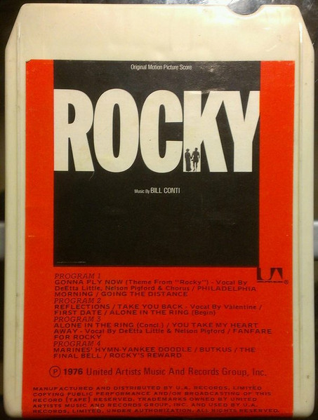 Bill Conti – Rocky - Original Motion Picture Score (1976, 8-Track