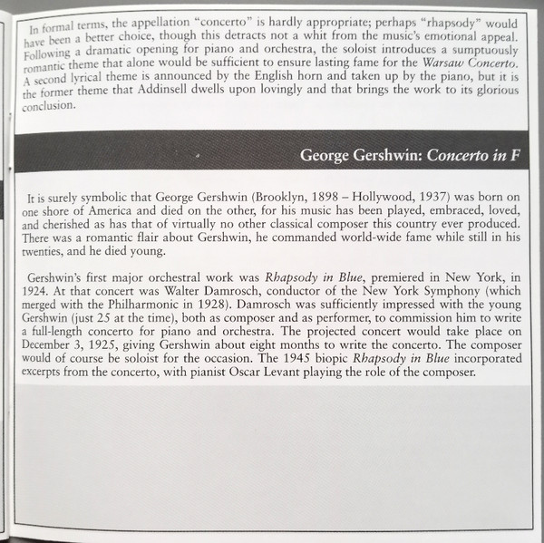 Alain Lefèvre , Orchestre Symphonique De Québec , Yoav Talmi - Mathieu / Addinsell / Gershwin - Concerto De Québec / Warsaw Concerto / Concerto En Fa / In F | Analekta (AN 2 9814) - 19