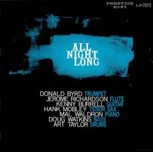 Donald Byrd / Kenny Burrell – All Night Long (CD) - Discogs