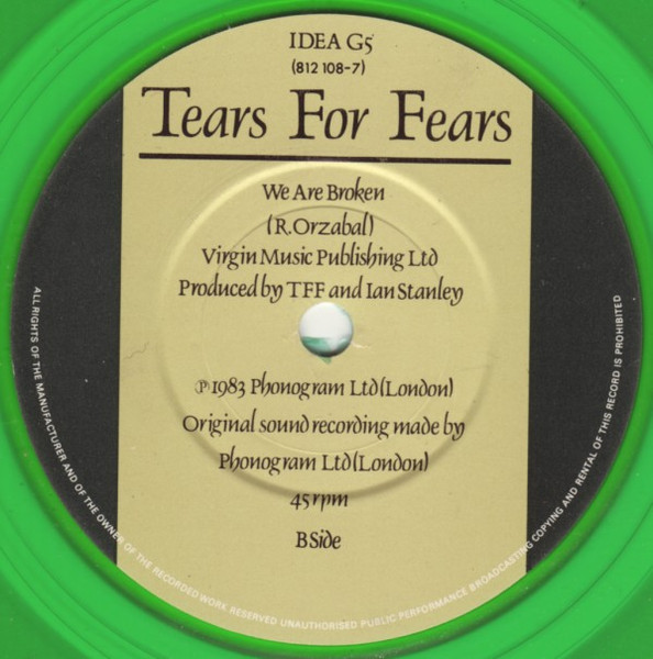 Pale Shelter (Tears for Fears) by R. Orzabal - sheet music on