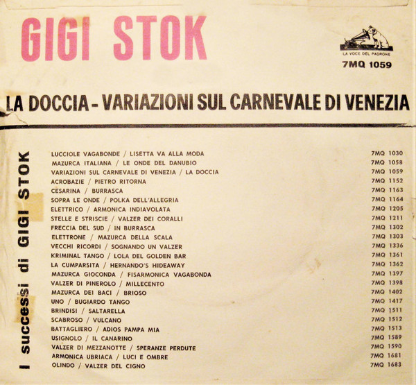 ladda ner album Gigi Stok - Variazioni Sul Carnevale Di Venezia La Doccia