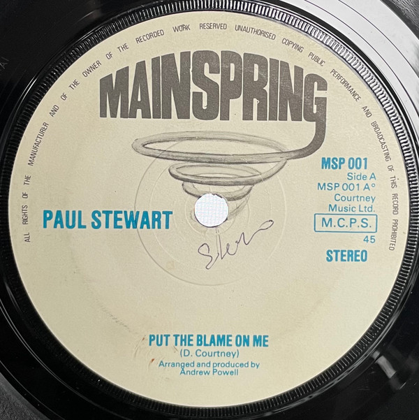 baixar álbum Paul Stewart - Put The Blame On Me