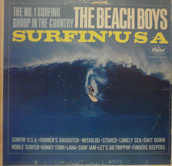 The Beach Boys – Surfin' U.S.A. (1963, Vinyl) - Discogs