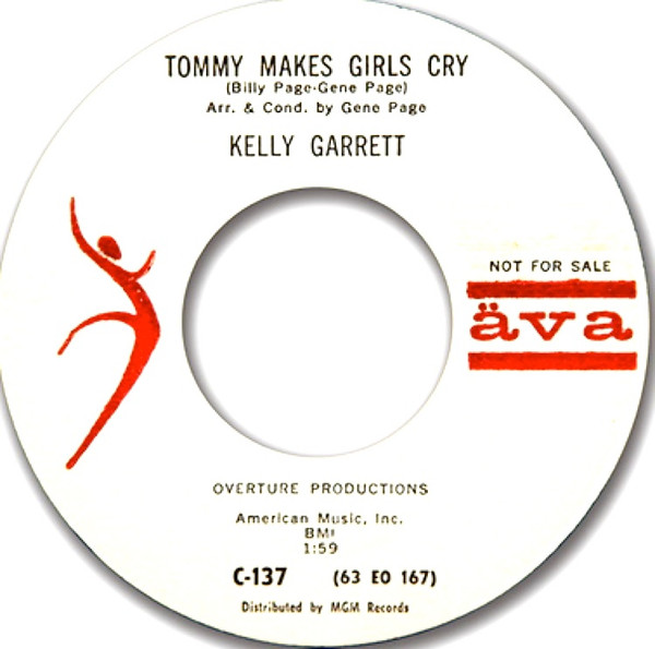 Kelly Garrett – Tommy Makes Girls Cry (1963, Vinyl) - Discogs